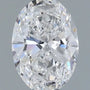 0.56ct Oval Lab Grown Diamond (Colour D, Clarity VS2, IGI Certified)