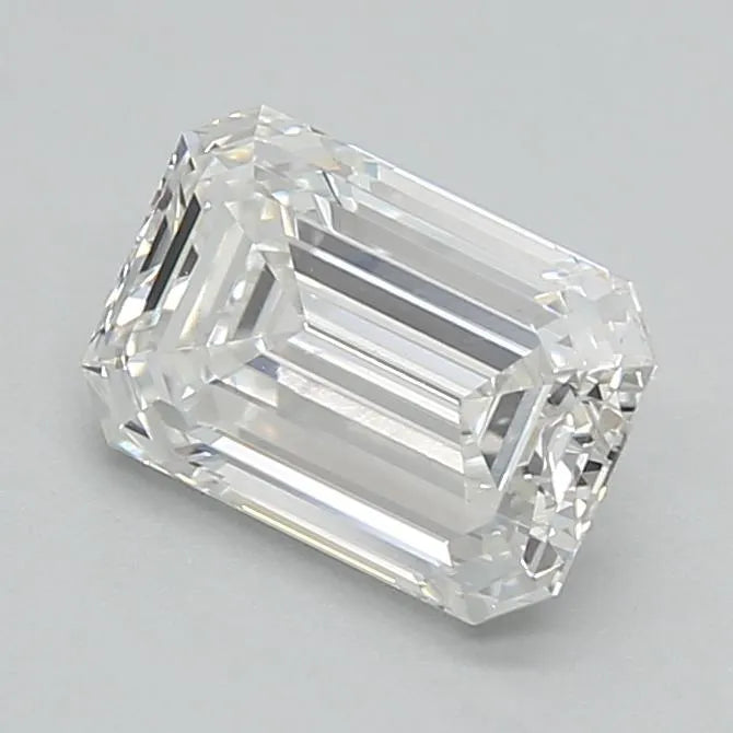 1.00ct Emerald Lab Grown Diamond (Colour F, Clarity VVS2, IGI Certified)