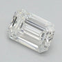1.00ct Emerald Lab Grown Diamond (Colour F, Clarity VVS2, IGI Certified)