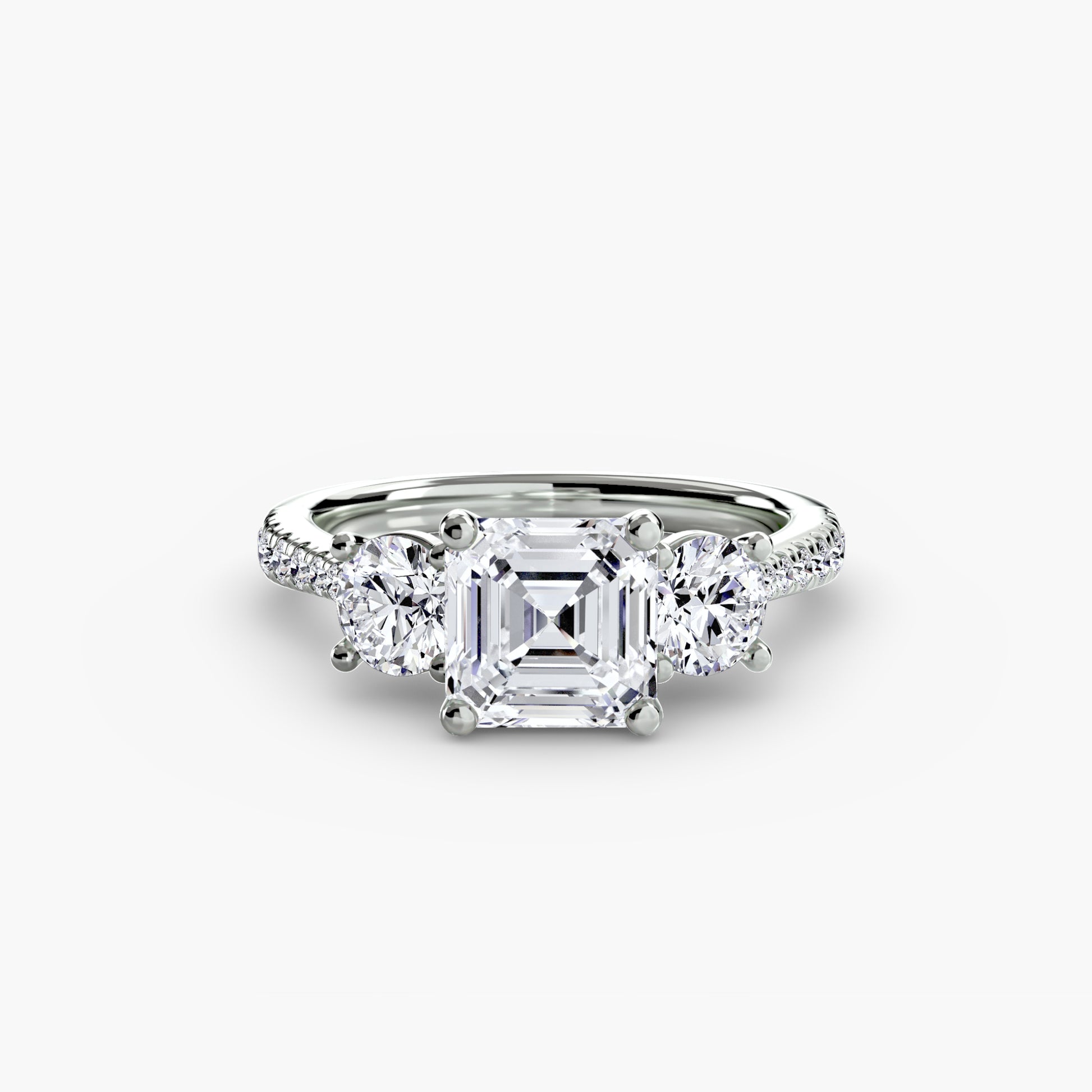Tres Piedras con Pavé 2