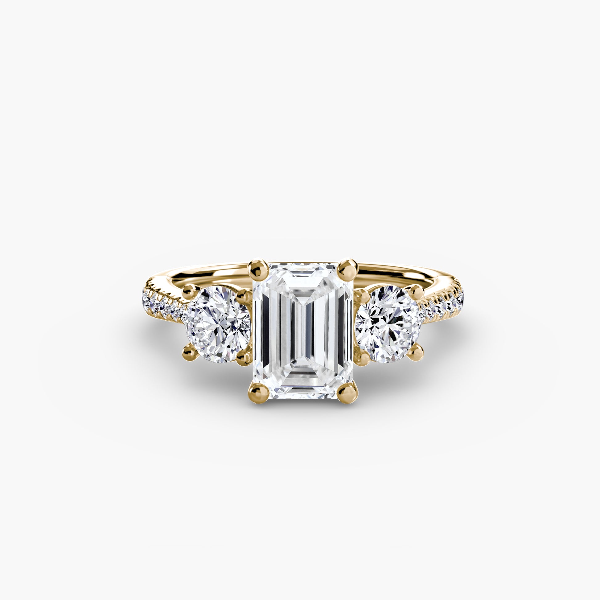 Tres Piedras con Pavé 2