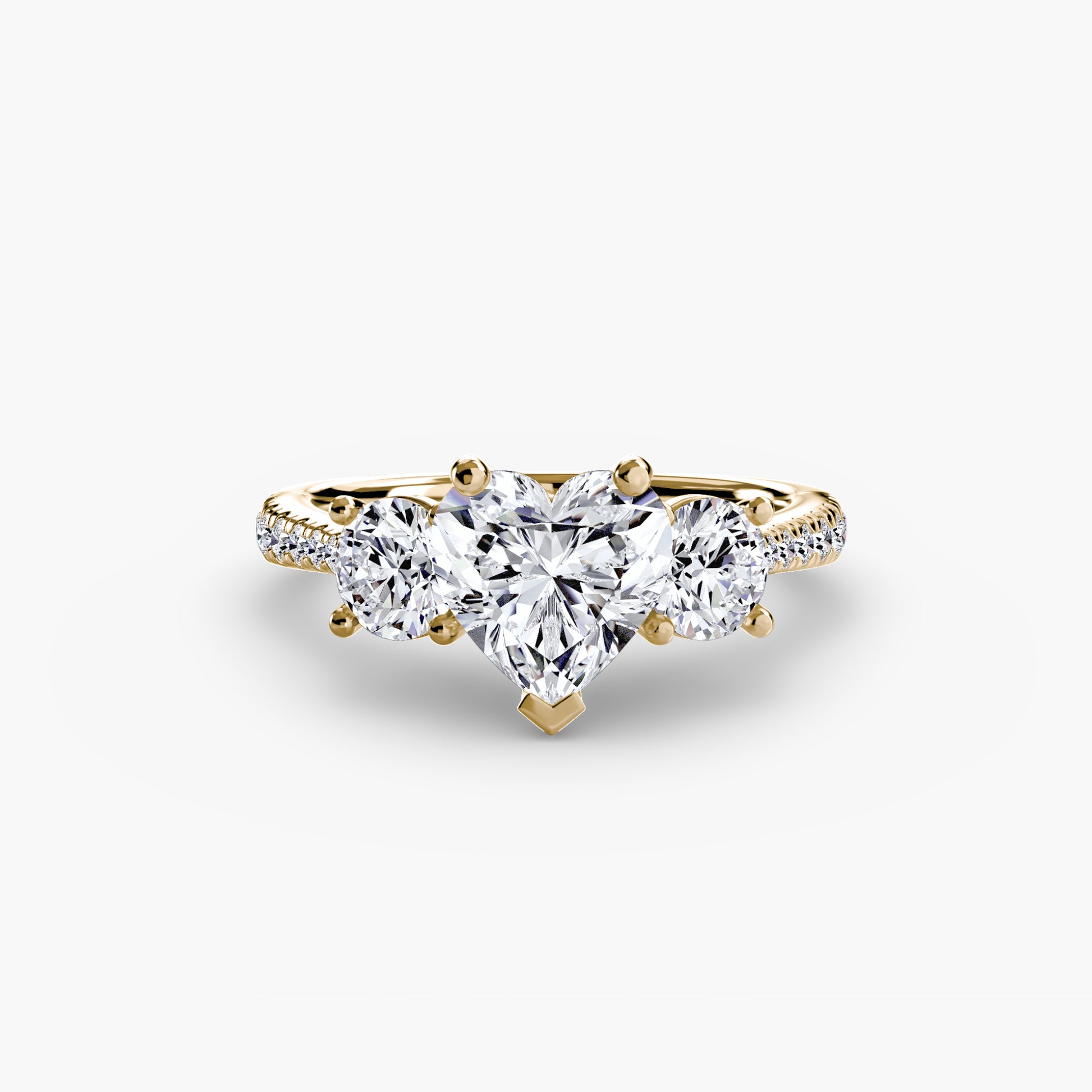 Tres Piedras con Pavé 2