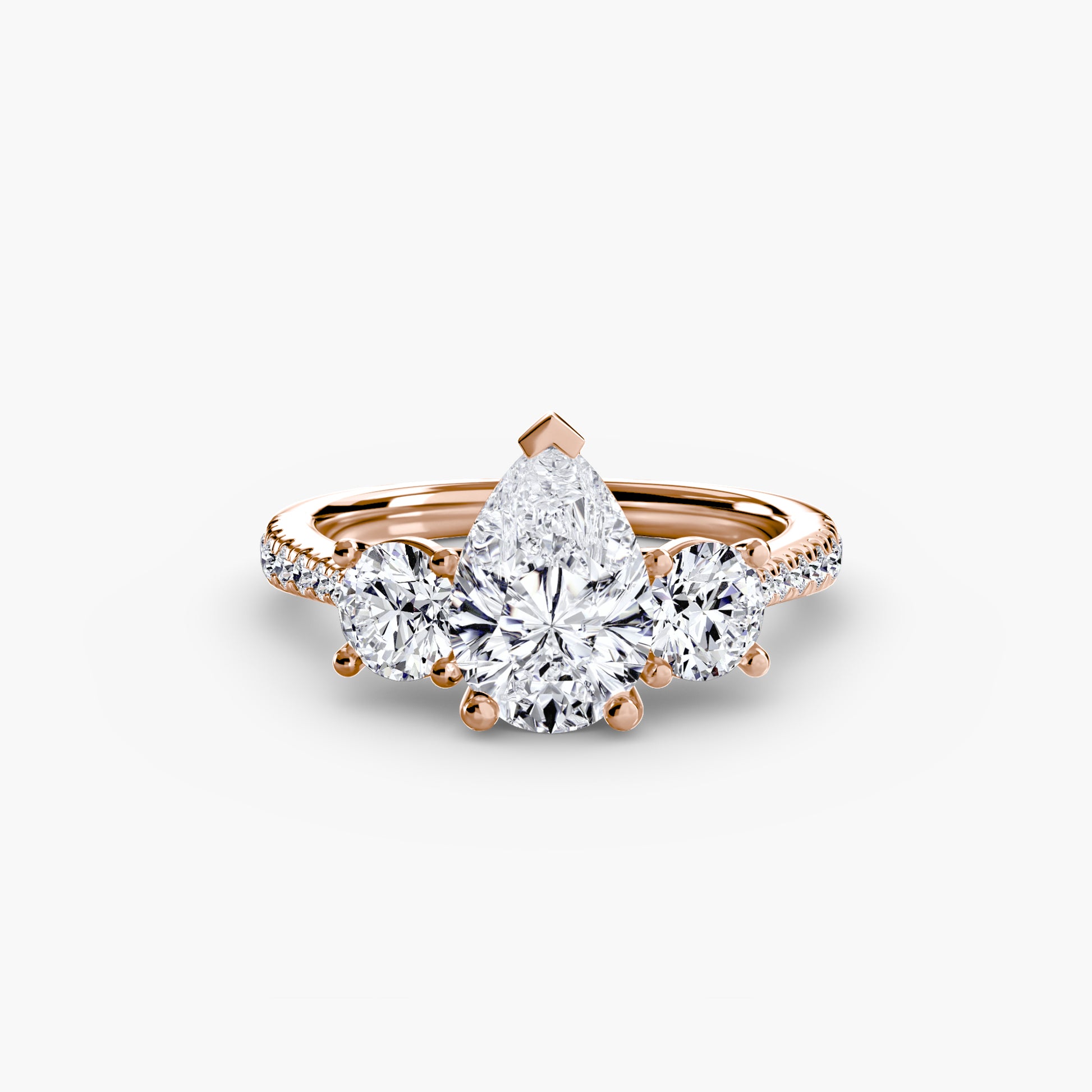 Tres Piedras con Pavé 2