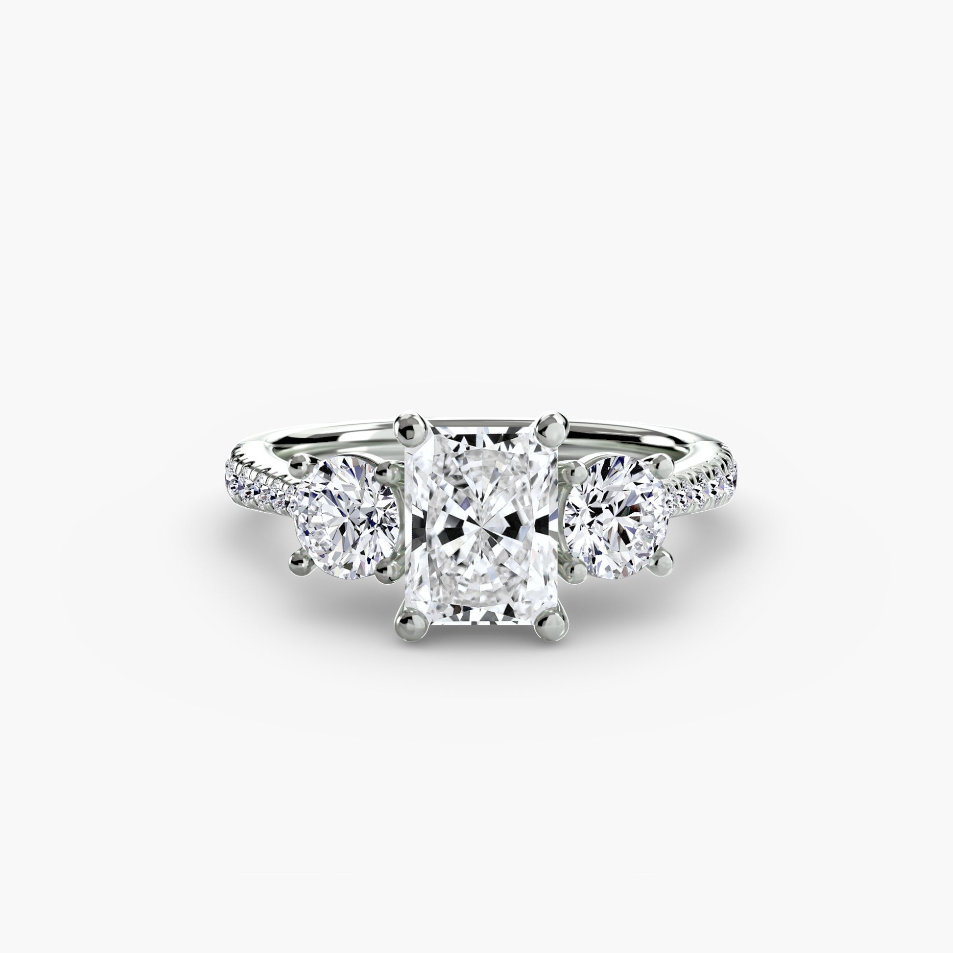 Tres Piedras con Pavé 2