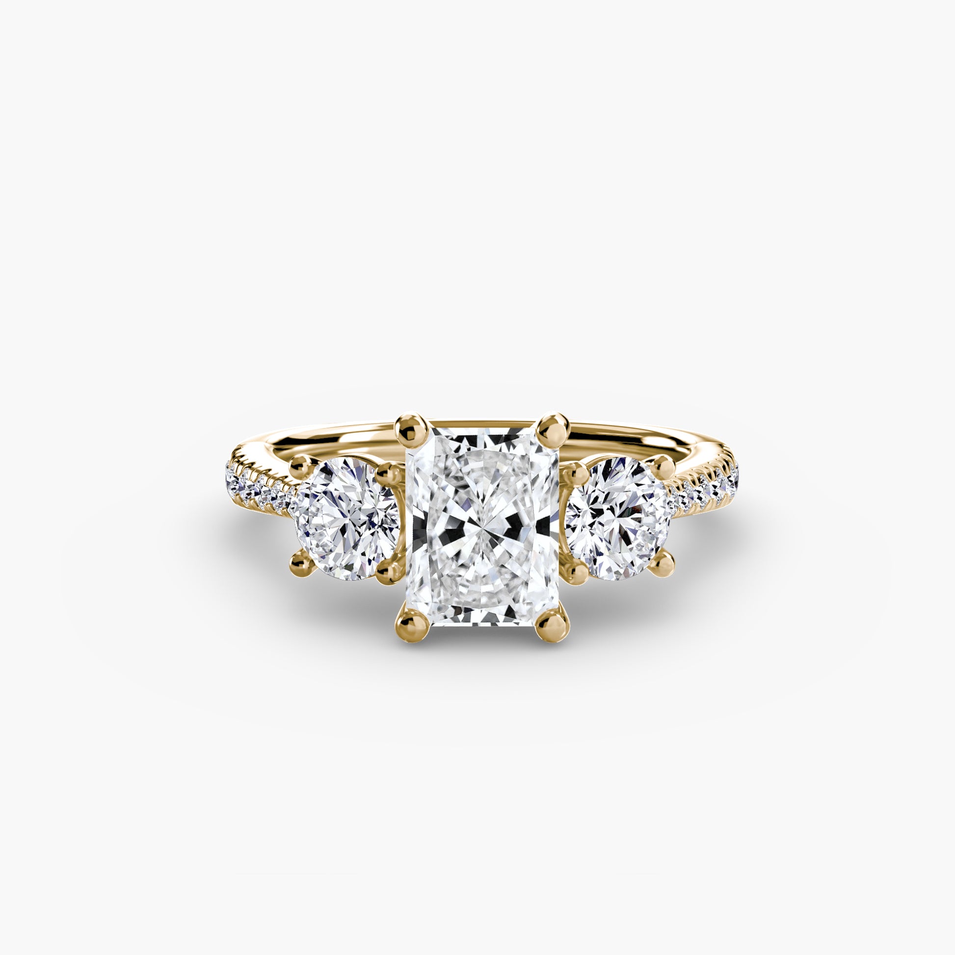 Tres Piedras con Pavé 2