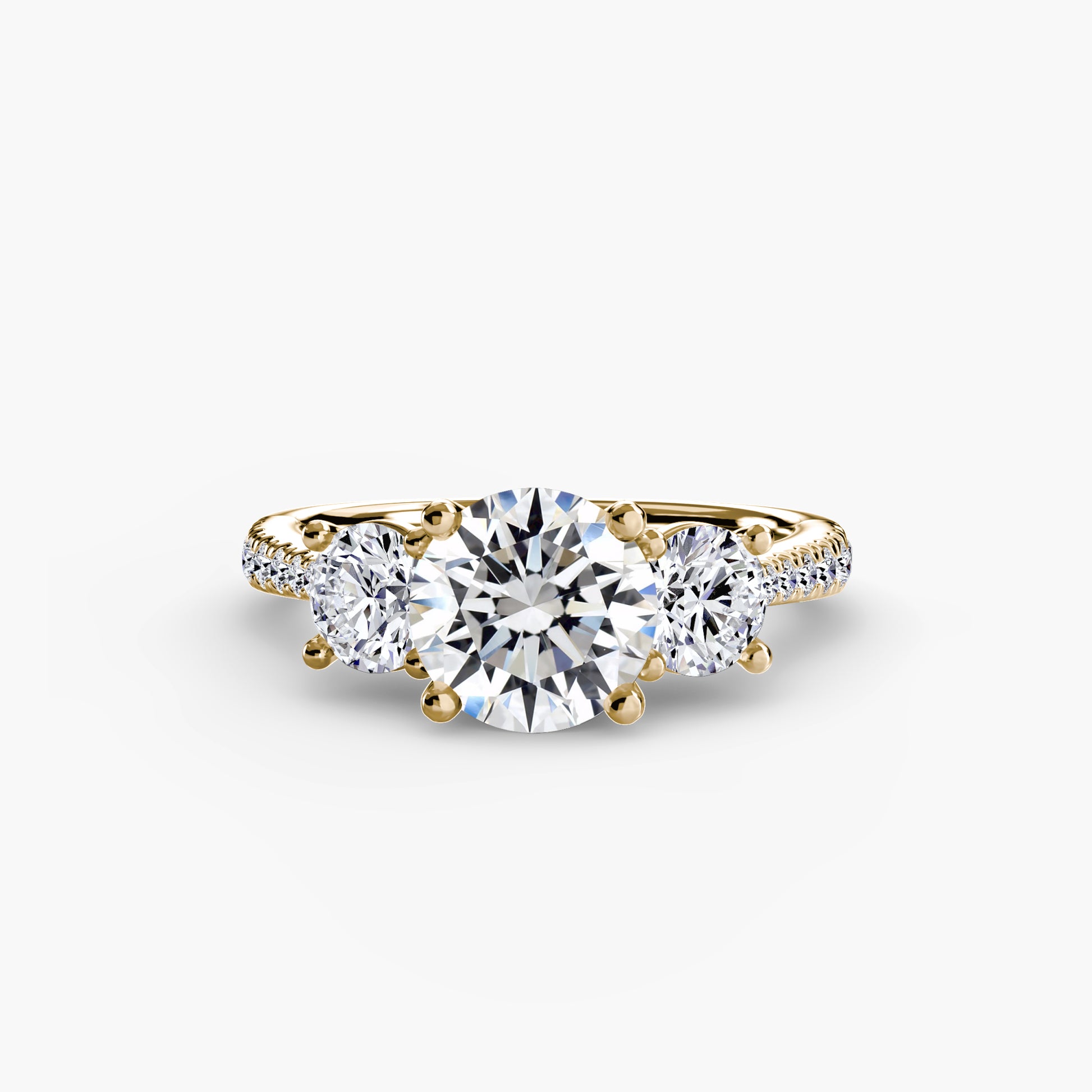 Tres Piedras con Pavé 2