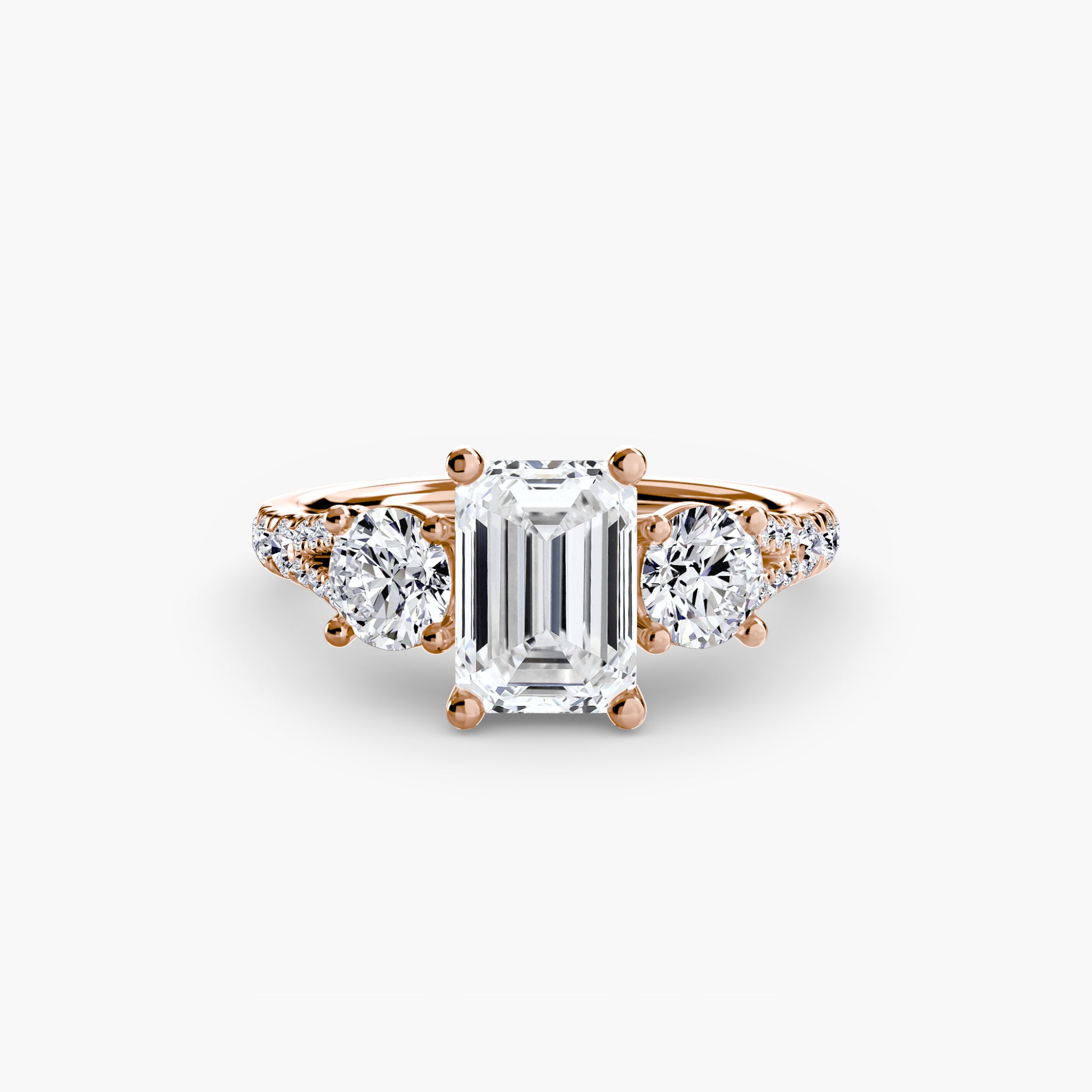 Tres Piedras con Pavé 3