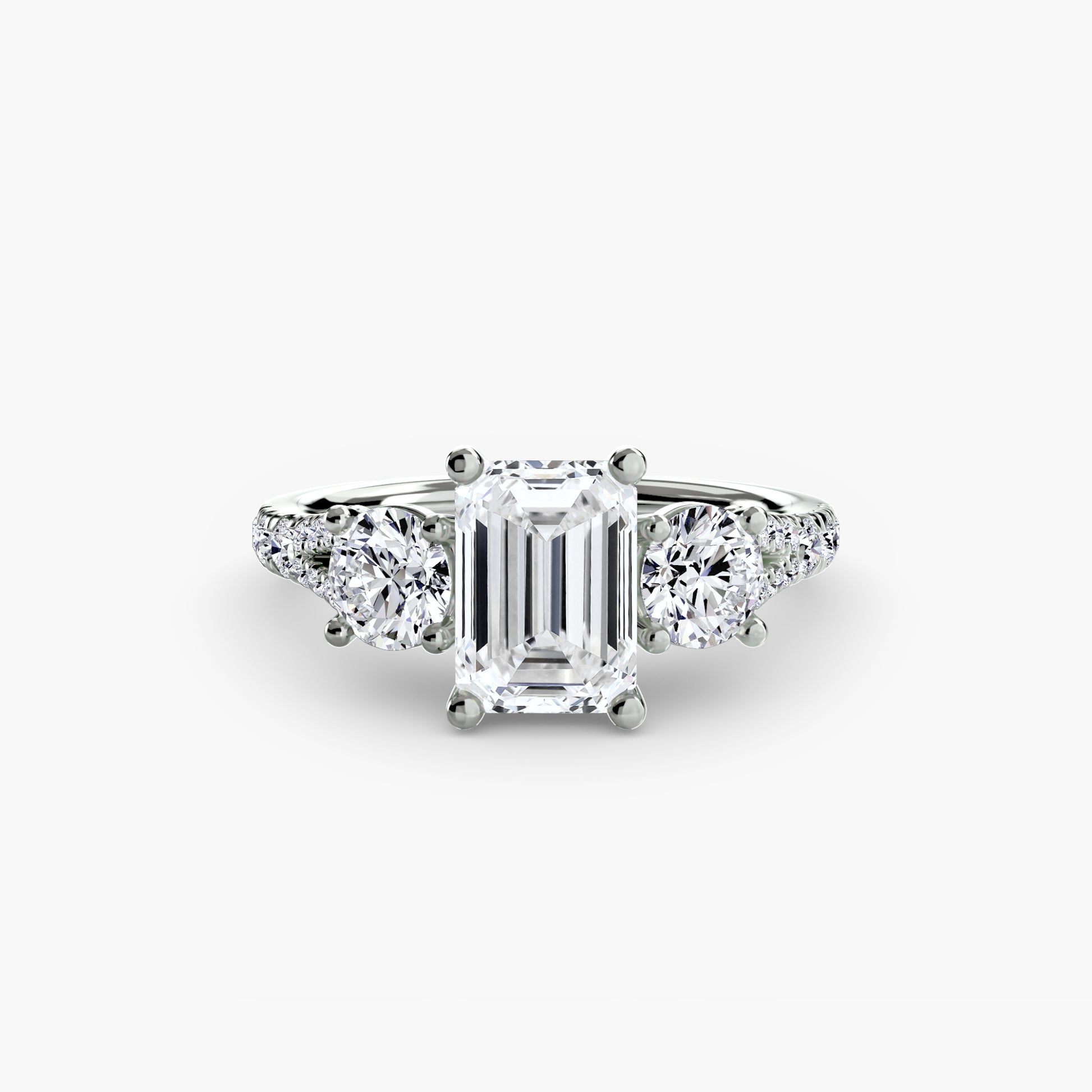 Tres Piedras con Pavé 3
