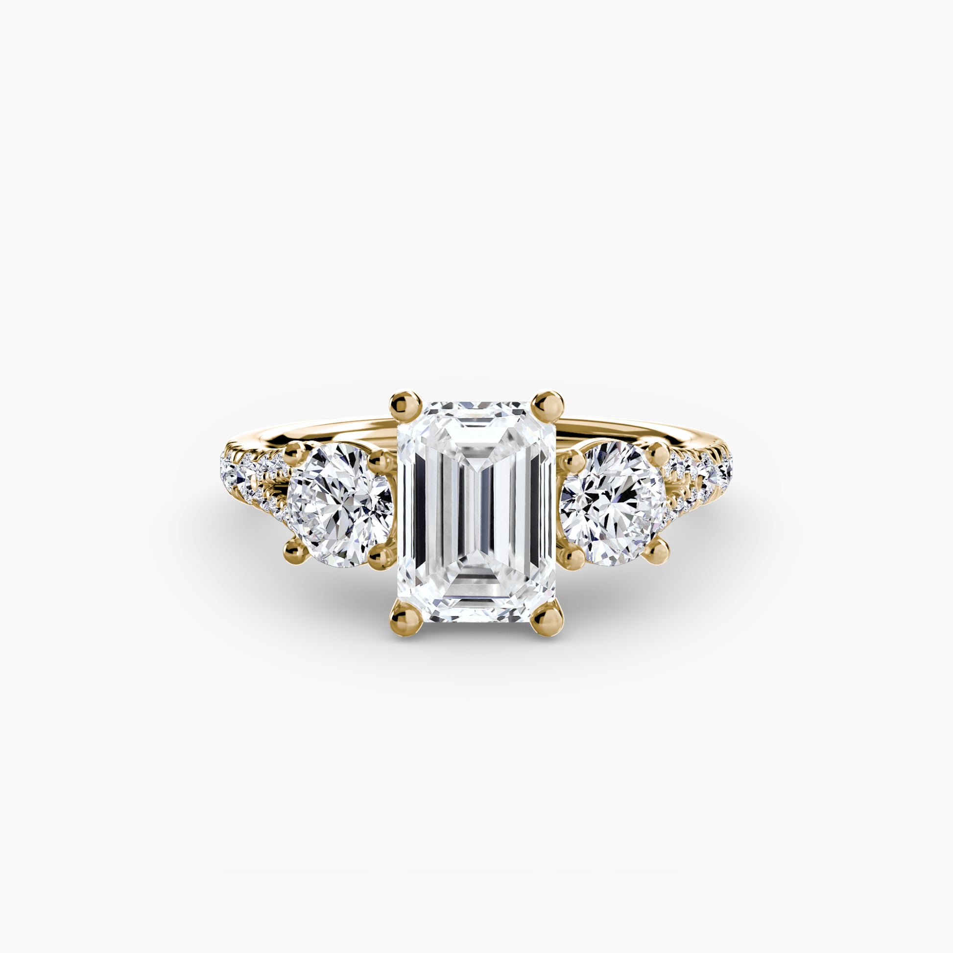 Tres Piedras con Pavé 3