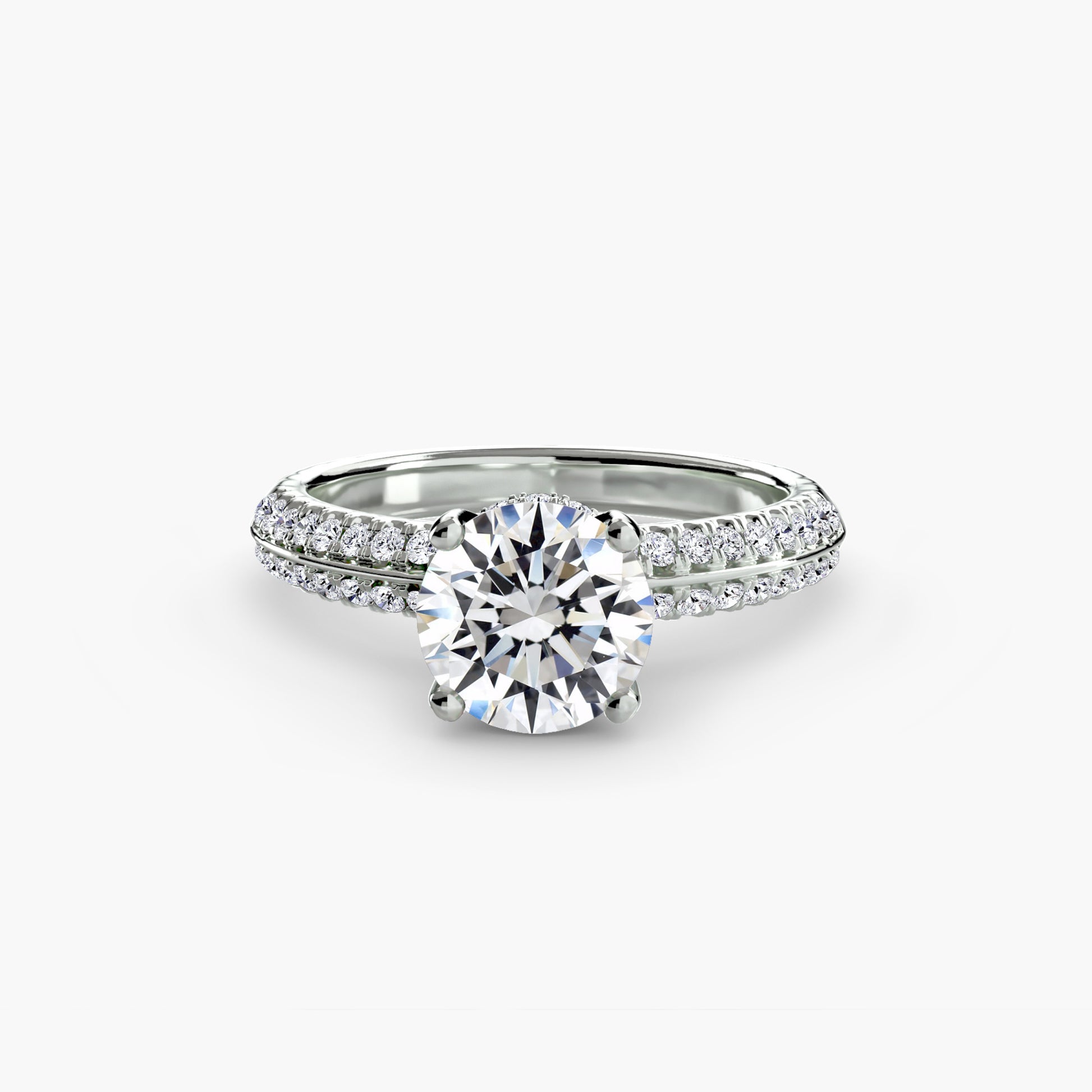 Pavé Doble con Halo Oculto