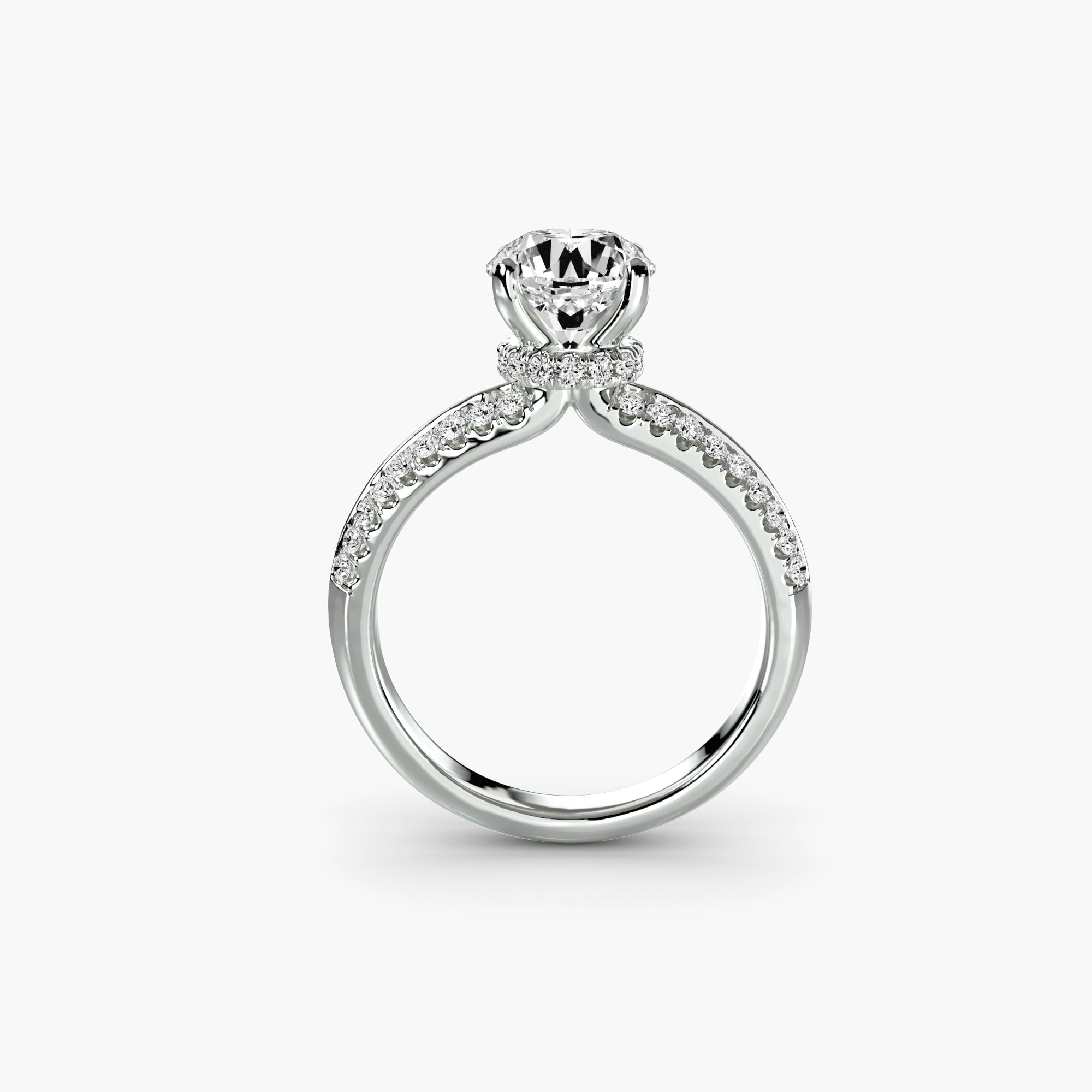 Pavé Doble con Halo Oculto