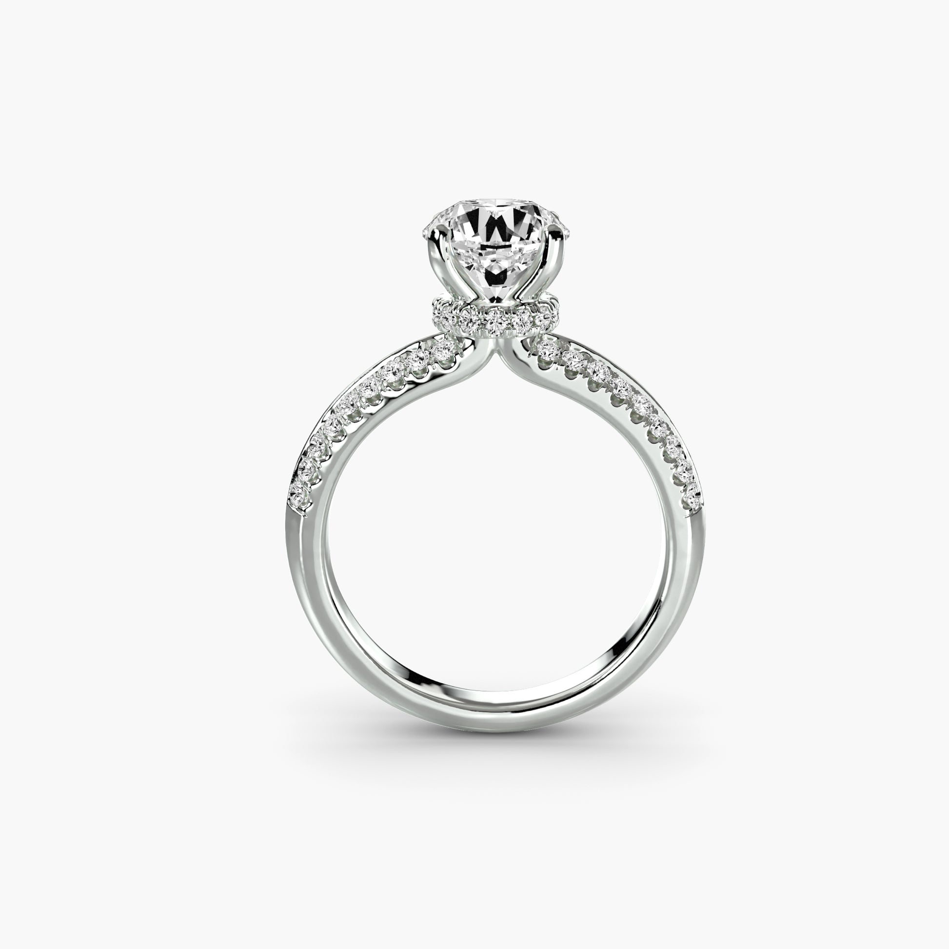 Pavé Doble con Halo Oculto