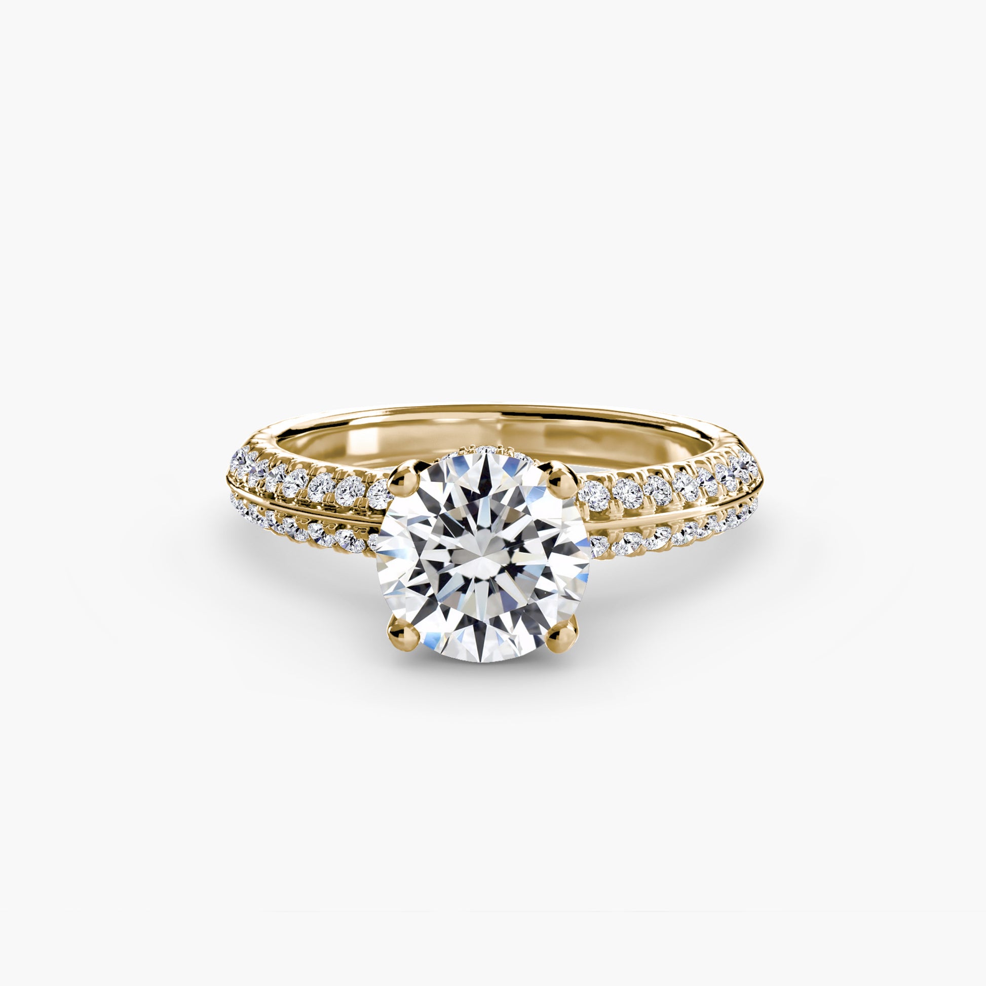 Pavé Doble con Halo Oculto