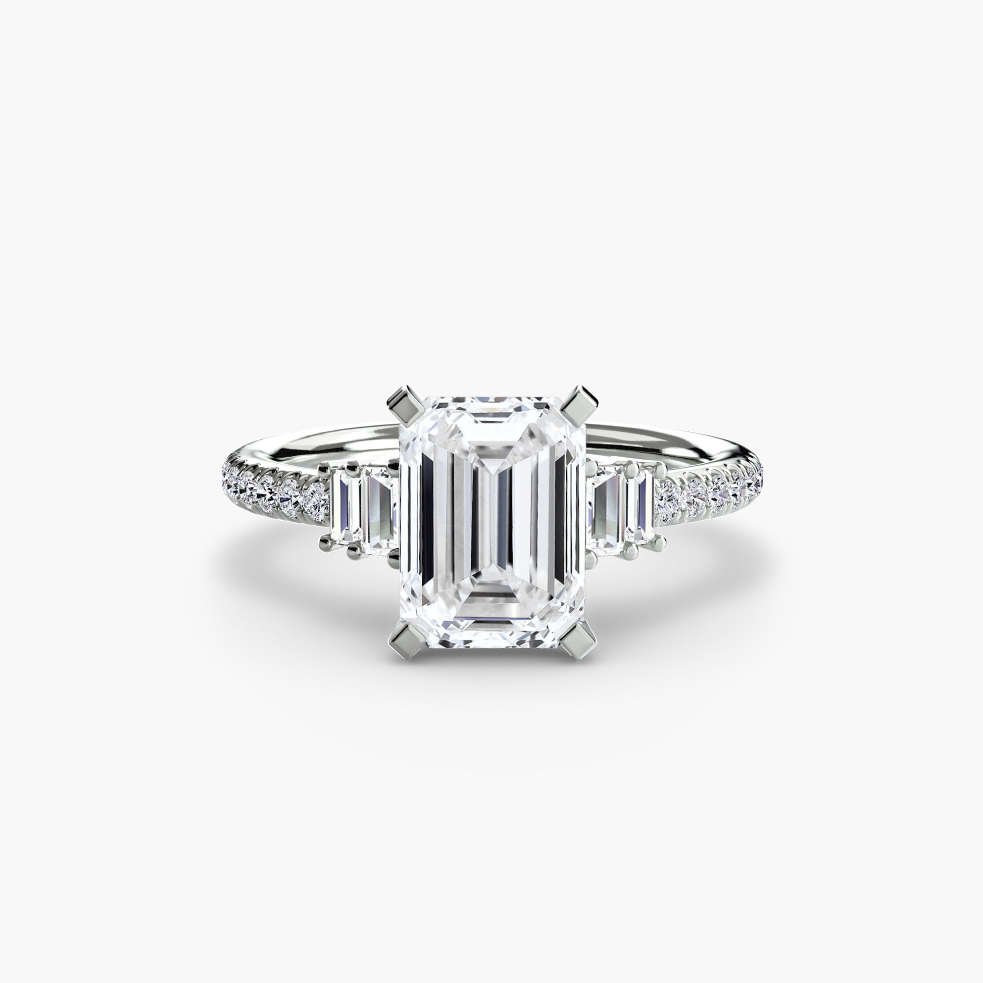 Pavé con Piedras Baguette