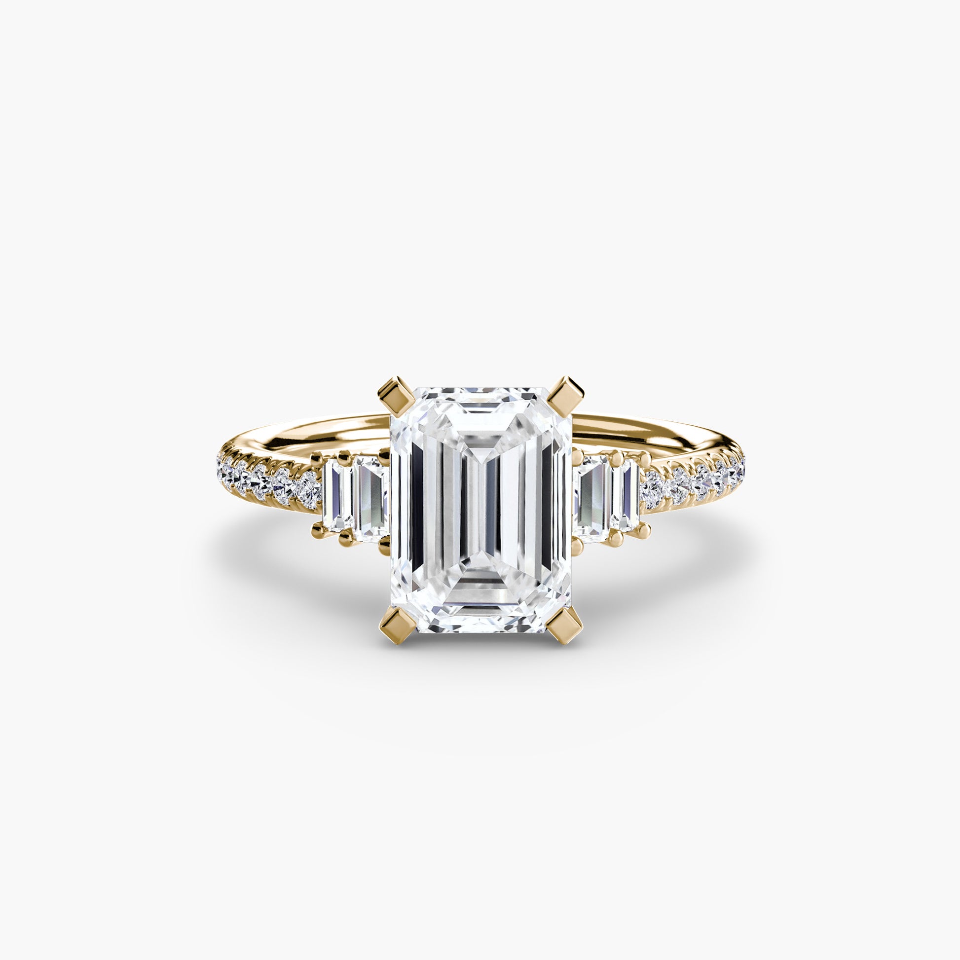 Pavé con Piedras Baguette