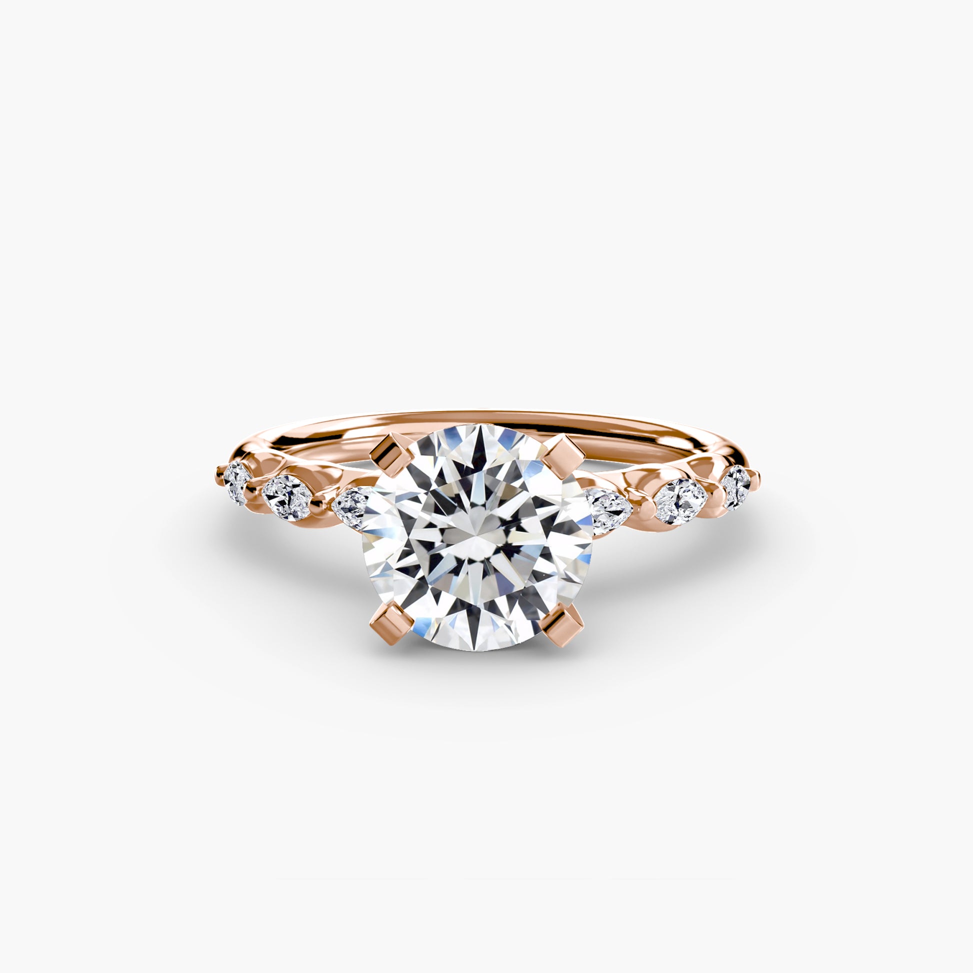 Solitario Acento Floral