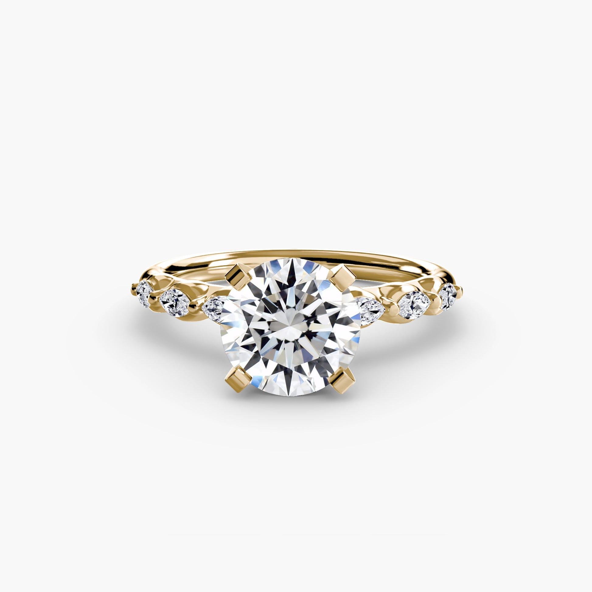 Solitario Acento Floral