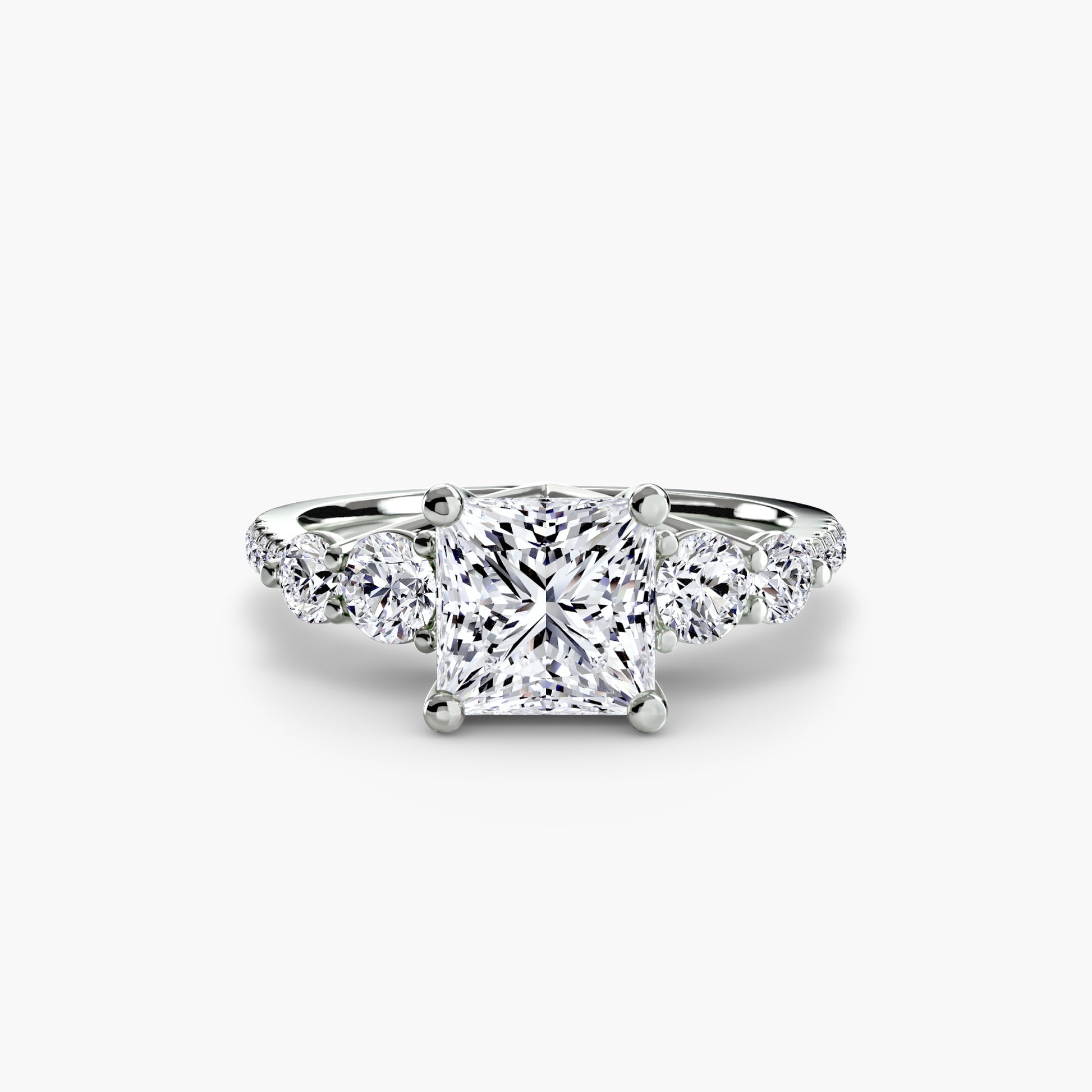 Cinco Piedras con Pavé