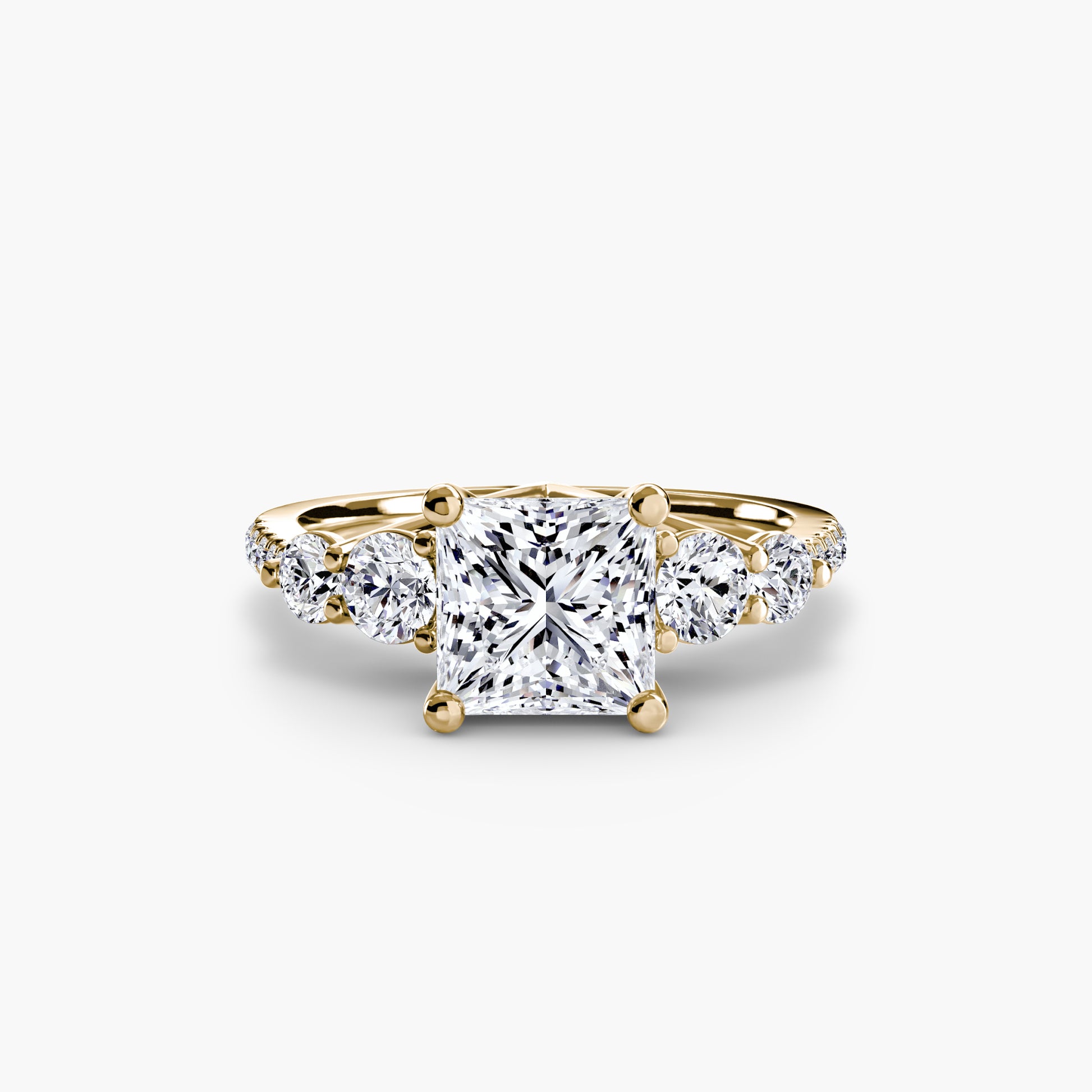 Cinco Piedras con Pavé