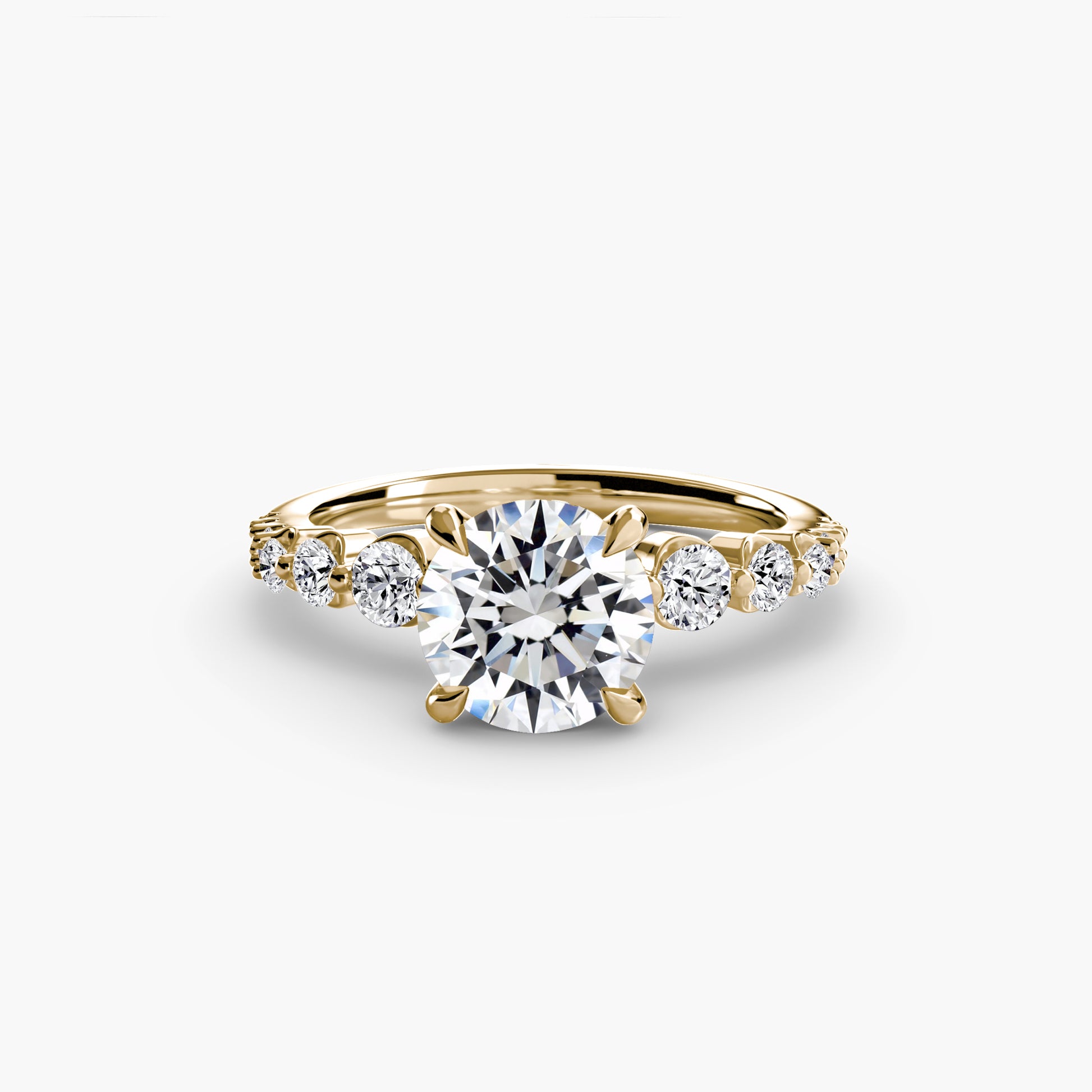 Pavé y Halo Oculto Gradual