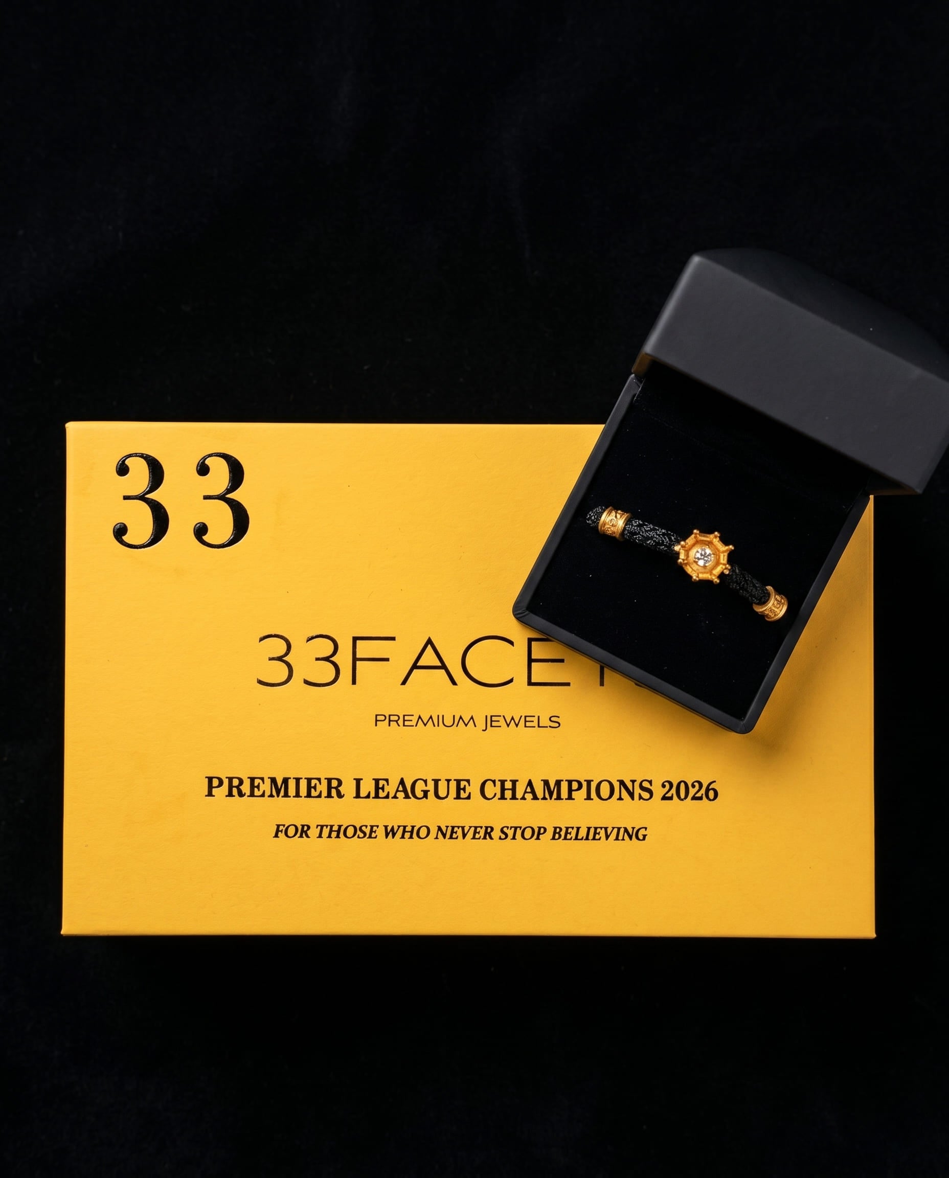 Pulsera David Raya x 33 FACETS Edición Limitada Premier League 2026